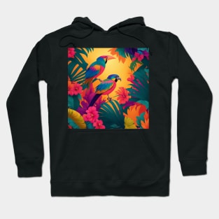 Tropical Jungle Haven Hoodie